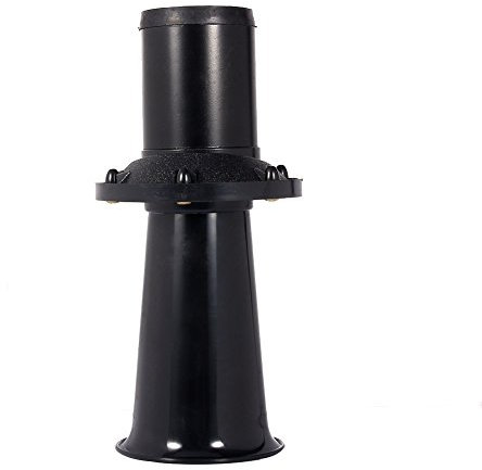 Keenso 490Hz 12V 110DB Selbst Auto Horn Sirene Auto Trompete Klaxon lautes Alarmhorn Weinlese klassische Art AHH-OOO-GAH AHOOGA OOGA für Fahrzeug Boots Auto LKW(Schwarz)