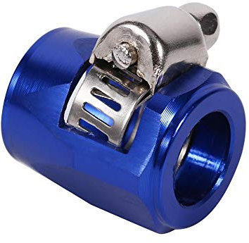 Keenso AN6 Schlauchende Finisher Klemmschellen Linie Endabdeckung Clamp Finisher Fitting Heizöl Wasserleitung Clip Clamp(Blau) Rohre/Kabelbäume