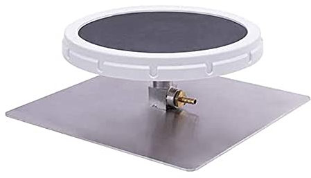 HQUA PAS20AD Teich- und See-Belüftungs-Zubehör, Edelstahl-Chassis + Membran-Diffusor, 1 Stück