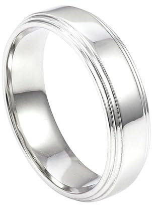 Wycian Freundschaftsringe Herren, Ring Platin Herren Pt950 Größe 57 (18.1) Npassbar Für Verlobung Trauringe Neu