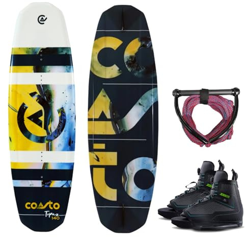 COASTO Topaz 140 Package Wakeboard Flex Hantel mit Maze Bindung 40-46