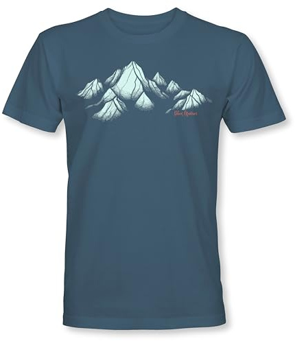Berg T-Shirt Herren : Beloved Mountains - Berge Kletter T-Shirt Männer MTB - Geschenk für Wanderer - Bergsteiger Outdoor Ausrüstung (L)