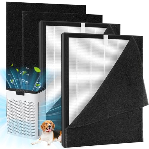 2 Pack KJ190L Filter Replacement For MOOKA KJ190 KJ190L KJ190H Air Purifier