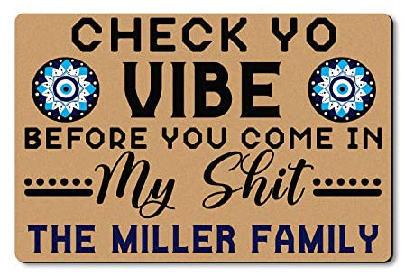 40X60Cm Fußmatte Willkommen Checke Deine Stimmung, Bevor Du In Meine Scheiße Kommst. Willkommen Fußmatte Waschbar Badematte Saugfähig Fussabtreter Außen Für Innenbereich Garten Haustür