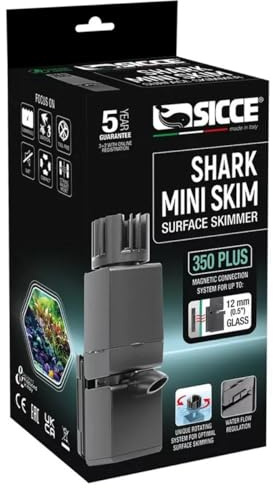 Sicce Shark Mini Skim 350 Plus Schiumatoio di Superficie per Acquario Marino