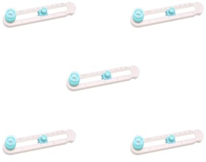 5 set roterande cirkelskärare kompass pappersskärare säkerhet hållbar cirkel skärverktyg cirkelskärare vit