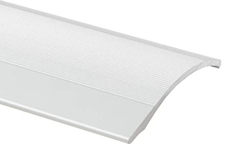 KARAT Profili di finitura in alluminio – per transizioni di pavimento, angoli delle scale e recupero di livello facile posa (argento classico, profilo di regolazione autoadesivo, larghezza 38 mm)