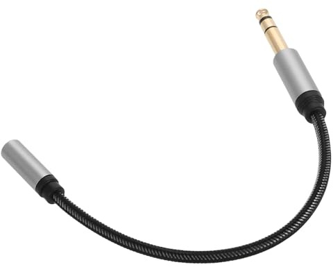 BAZEITFLOW Cavo di Prolunga Audio Prolunga per Cuffie Adattatore Stereo Maschio-Femmina per Amplificatori Chitarra Pianoforte Dispositivi Audio