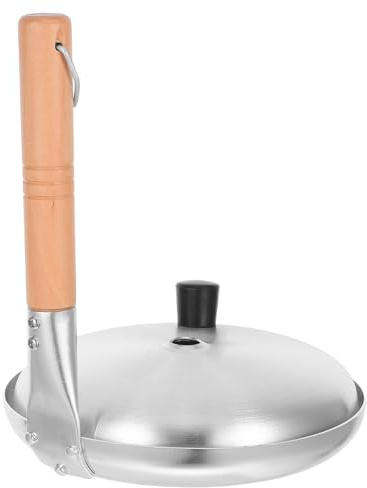 TOYANDONA Donburi - Padella antiaderente da 16 cm, con coperchio per fornelli a induzione, manico verticale salvaspazio, per Oyakodon Katsudon e Famiglie coreane