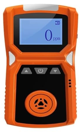Analizador multigas for H₂S/NH₃/O₂/NO₂/NO₂/EX/CH₃ con alarmas sonoras y de vibración. Interior/Exterior(H2S-0-100ppm)