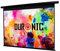 Duronic EPS60 43 Pantalla para Proyector Motorizada 60 122 cm X 91 cm Formato 4:3 Full HD y 3D | Pantalla para Proyector Enrollable de Alta Definición con Fijación de Pared y Techo