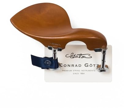 Cornrad Götz ZK-1594 Kinnhalter Stradivari, Buchsbaum, Hill-Schrauben für Violine 4/4