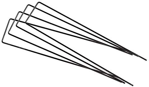 RUDDINGS WOOD Set of 4 x Heavy Duty Bird Table Metal Stabiliser Pegs - Securing Wild Bird Tables from Wind - Outdoor Steel Stakes