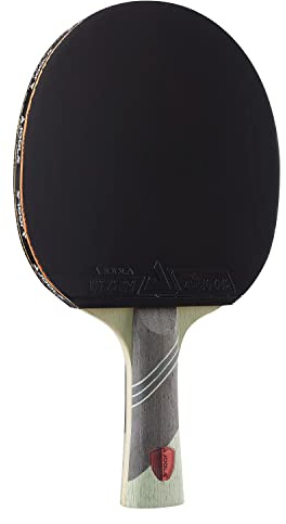 JOOLA Omega Speed Bordtennisracket för avancerad träning med utsvängt handtag turneringsnivå pingisracket med bordtennisgummi Torrent 33, designad för hastighet