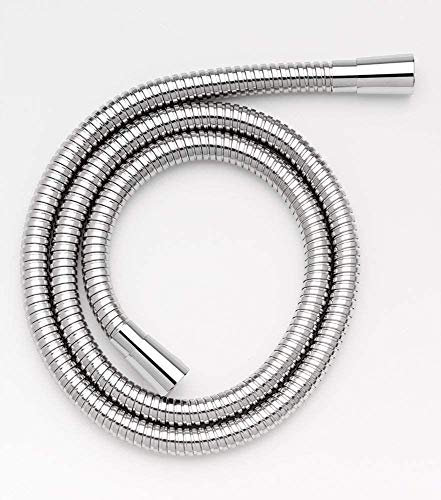 Croydex Stainless Steel Shower Hose, 1.5m | Universal Connection Fits All Power & Electric Showers, Handshowers, Bath & Wall Taps & Mixers | Reinforced, Corrosion-Proof & Leakproof Hose + 2 Washers