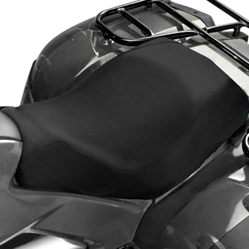 KEMIMOTO ATV-Sitzbezu, wasserabweisender Universal-Sitzbezug für Quads, kompatibel mit Polaris Sportsman, Fourtrax, Can-Am, Kawasaki, Arctic Cat, CFMOTO, Schwarz
