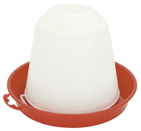 Kerbl 70133 Kunststofftränke für Küken und Hühner, Grün, 8L Inhalt, 5 Stück