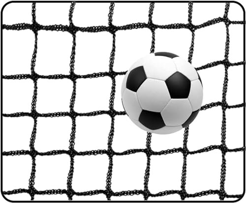 Amazgolf Fußballnetz für Tornetz-Ersatz, schlagfestes Schutznetz für Sportübungen, Barrierennetz, Nylon-Fußball-Netz (30 x 9 m)