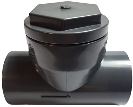 Rückschlagventil mit Flügel, Ø 32 cm, PVC, Druck Pool, Abwasser, Trinkwasser