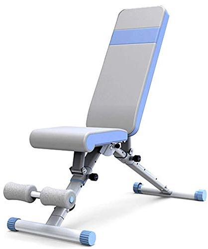 FHPEWXDG Hantelbank, tragbare Bank, Mehrzweck-Schrägbank, Klappbank für Sit-Up-Übungen, Fitnesstraining, Ganzkörpertraining