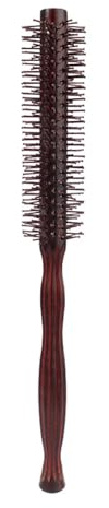 Petite brosse à cheveux ronde pour brushing avec poils en nylon doux pour cheveux secs et bouclés 3 cm