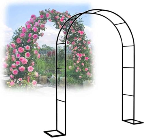 Extra breiter grüner Gartenbogen für Rosen und Kletterpflanzen, 300/350 cm, großer Laube, Torbogen für Hochzeit, hohes Pergola-Spalier für Weinreben, 1,2 m breit x 2,2 m hoch