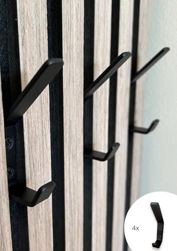 Vleugel Panneaux Acoustiques Muraux, Double Patère Pour Panneau Acoustique, Fixation à Vis (4)