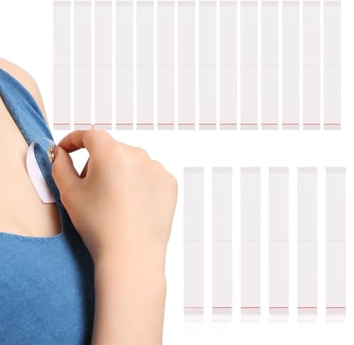 GXGM 180 Stück Fashion Tape, Doppelseitiges Klebeband Kleidung, Doppelseitig Transparent, Ganztägige Klebekraft Und Sanft Zu Haut Und Stoffen, Transparente Body Tape(1.2 * 8.5Cm)