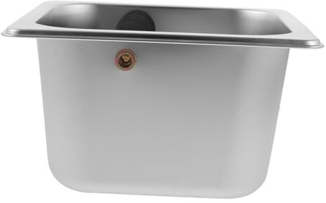 FONDOTIN Contenitore Acciaio Inossidabile Per Caffè e Tè Scatola Per Fondi Di Caffè Usati Facile Da Pulire e Portatile Design Semplice e Capiente