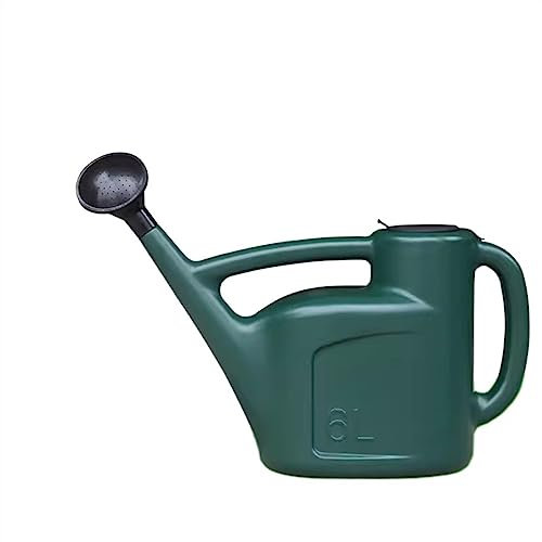 huanglyc-232 Annaffiatoio da Giardino Annaffiatoio in plastica - Moderno annaffiatoio for Interni ed Esterni con Manici e beccuccio Lungo for Fiori/Piante (Verde) Annaffiatoio(6L)