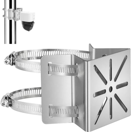 Soporte Vertical Universal Lonnky para Cámaras CCTV, Soporte Metálico Sólido, Compatible con Cámaras PTZ Dome, Paneles Solares, Luces LED, Montaje en Pared/Escenario
