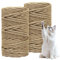 Corde Arbre à Chat, 8 mm x 50 m Corde à grattoir Chat Sisal Naturelle, Corde D'épée d'arbre de Chat pour Le Tapis de Grattage de Chat