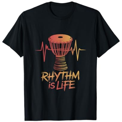 Rhythmus ist Leben Djembe T-Shirt