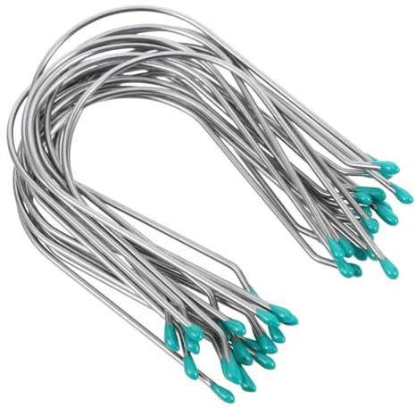 MOTHNUR 20pcs Stainless Steel U Shaped Hot Curler Clips Nonslip Hair Roller Securing Pins Rapid Heating Hair Styling Accessories for Heated Rollers