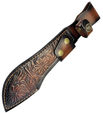 yanwuwa Premium Handcrafts Leather Holder Knives Sheath With Belt Hook For Camping Adventure Knives Protective Carry Case Leather Cutter Holder Cutter Holsters