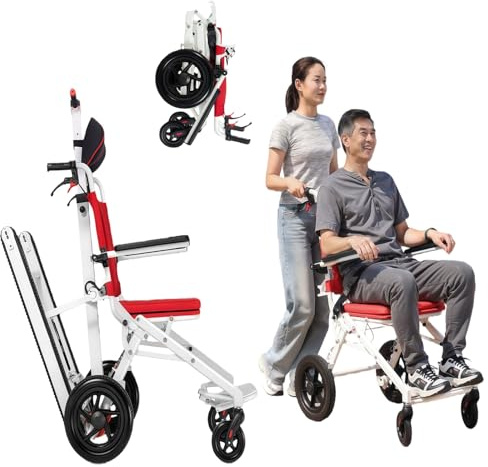 Treppenlift Für Senioren, Treppensteig Rollstuhl, Aluminiumlegierung, Tragfähigkeit 100 Kg, Geteiltes Design, Medizinisches Gerät Für Ältere Menschen a