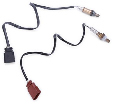 2 Stück lambdasonde vor kat+Nach Kat für 1.2 40/44 KW Fabia 1 2 Polo 9N Ibiza 3 Lambdasonde Diagnosesonde Regelsonde Sensor OZA532-V4 OZA708-EE1 OZA864-EE9 Lambdasensor