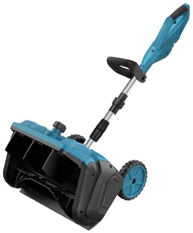 Barredora De Nieve Portátil Iones Litio 1000 W, Máquina Quitanieves Eléctrica con Ruedas Limpiar La Nieve Sin Esfuerzo