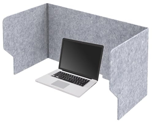 Separador de Oficina | Plegable y de Fácil Limpieza - Paneles de Privacidad en Pruebas - para Uso en Escritorio, Dormitorio, Oficinas, Biblioteca, Mesa de Estudio y Escritorio
