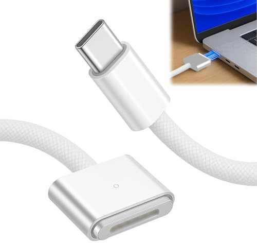 Cable USB C a ma95afe 3 de 2 metros – Cable ma95afe 3 de 140W para MacBook Air/Pro – Cable USB-C ma95afe 3 para carga rápida compatible con app1e MacBook Air 13” 14” 16” y MacBook Pro 13” 14” 16”