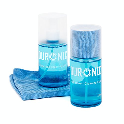 Duronic SCK102 Kit de Nettoyage pour écrans 400 ML Solution pour Nettoyer écran Smartphone Tablette Ordinateur Télévision Lingette en Microfibres