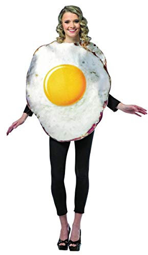 Get Real Fried Egg Costume - One Size - Chest Size 48-52