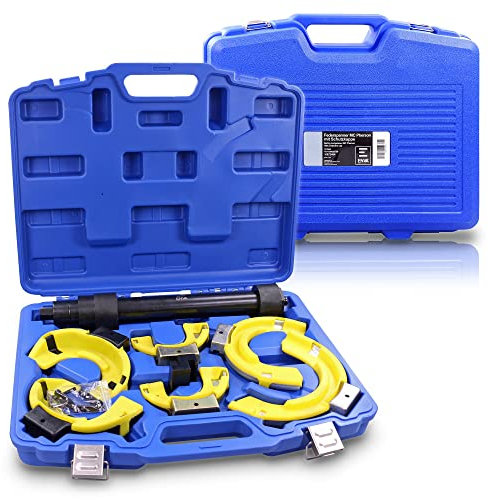 ENVA Federspanner Satz für MC Pherson 1000 kg inkl. Schutzhülle Profi-Qualität für schnelles und sicheres Spannen von Federbeinen bei gängigen Automarken