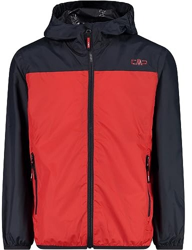 CMP Unisex barn barnjacka Rain Fix Hood regnjacka barn regnjacka med fast huva