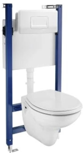 baliv Wand-WC-Set inkl. WC-Sitz und Trockenbauvorwandelement - Komplettset