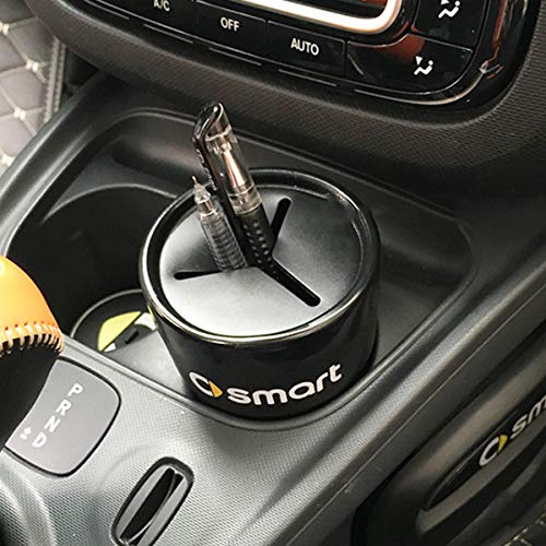 SHIFENG Auto-Getränkehalter-Aufbewahrungsbox, kompatibel mit Smart Fortwo Forfour 453 2015–2019, universelles Zubehör