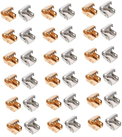 Ipetboom 100 Piezas Clips Para Cordones De Zapatos Hebillas Premium De Metal Para Cordones De Zapatillas Conectores De Zapatos