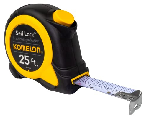 Komelon SL2925 Self Lock Speed Mark 25-Foot Power Tape