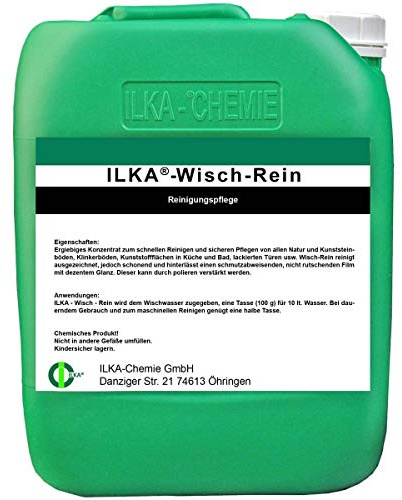 ILKA® - Wisch-Rein Reinigungskonzentrat | 10L | Reinigungspflege für alle für alle Natur- und Kunststeinböden | mit leichtem Glanz, langlebig, schmutzabweisend