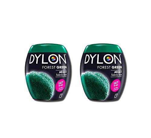 New Dylon 350g Forest Green Machine Dye Pod 2 Pack